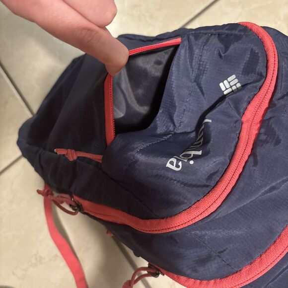 Columbia Backpack Hiking Hydration Pack Water Blue Pink and Black XU0149-466 - Picture 8 of 15
